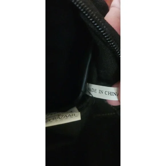 Rocky And Bullwinkle Tote Bag Black Universal Wardrobe Prop Depart Bag Bazaar - Picture 6 of 7